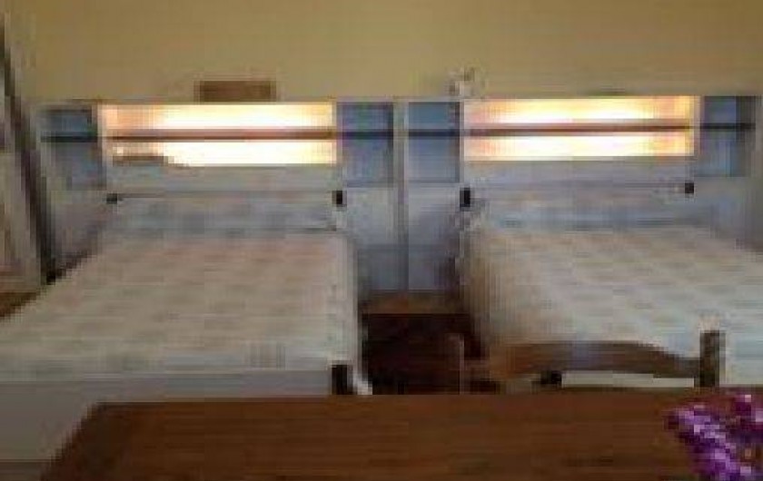 Location de vacances - Studio à Saint-Malo - 2 lits de 0,90.