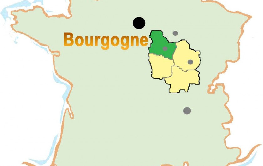 Location de vacances - Chambre d'hôtes à Gigny - En Bourgogne  GPS :  lat. 47.843030   Long. 4.317599