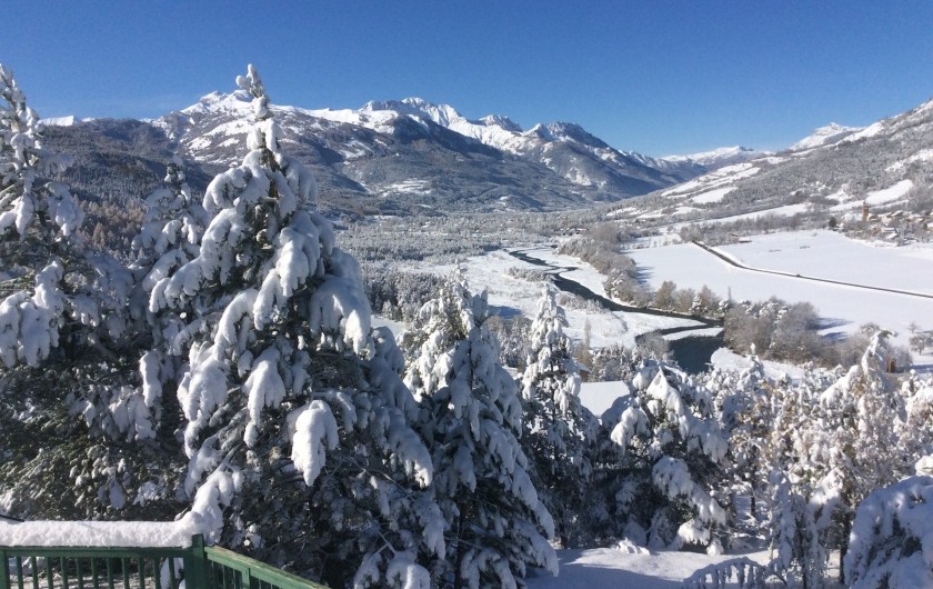 Location de vacances - Chalet à Barcelonnette - Vue depuis le chalet