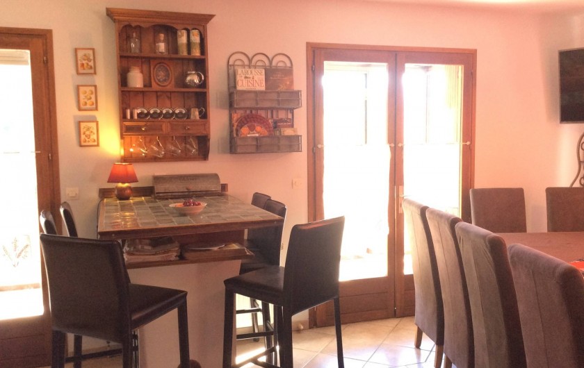 Location de vacances - Chalet à Barcelonnette - Coin repas enfants.