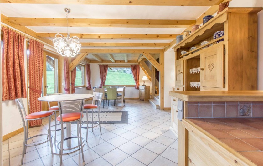 Location de vacances - Chalet à Demi-Quartier - Salle de vie