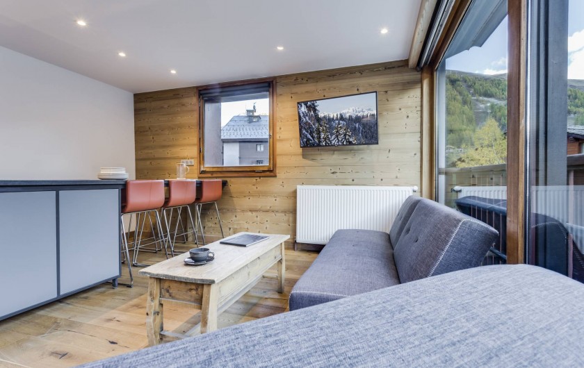 Location de vacances - Appartement à Val-d'Isère - Salon et Séjour