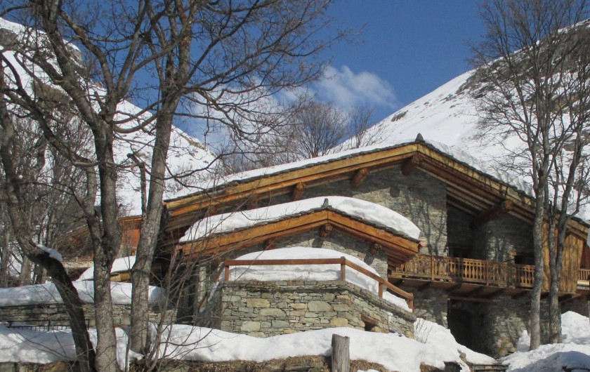 Location de vacances - Appartement à Bonneval-sur-Arc - Le chalet en hiver