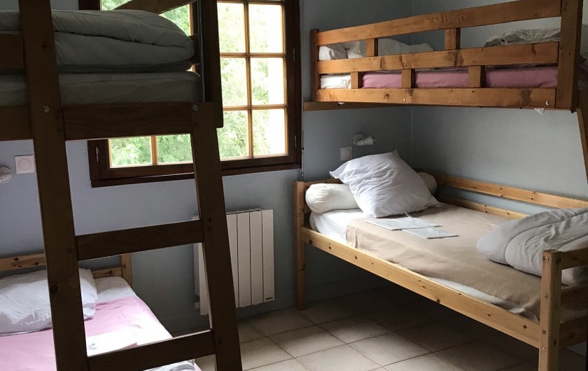 Location de vacances - Appartement à Gavarnie - Logement étage  Chambre 3 avec 4 lits de 90*190