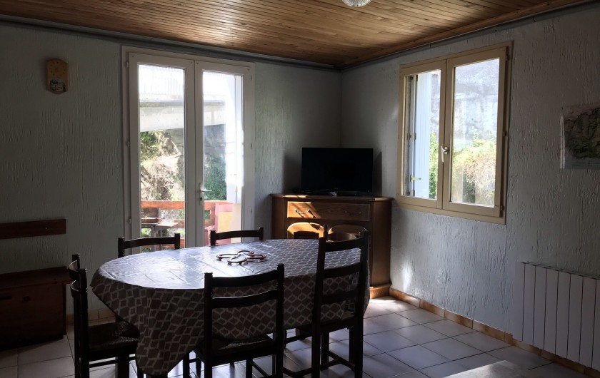 Location de vacances - Appartement à Gavarnie - Logement rez de chaussé Séjour