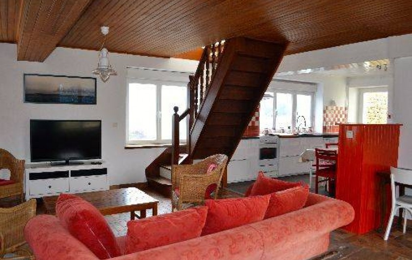 Location de vacances - Villa à Saint-Philibert - un espace salon confortable