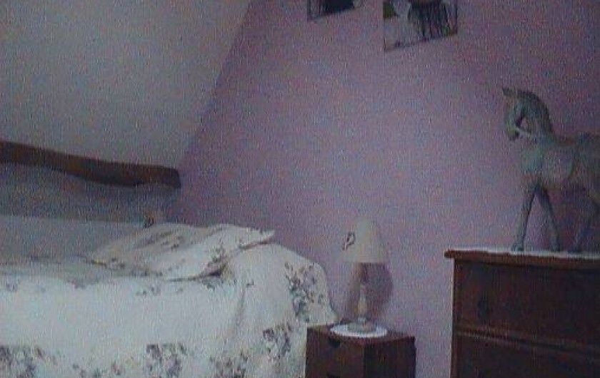 Location de vacances - Gîte à Berck - La chambre (2 personnes) à l'étage.