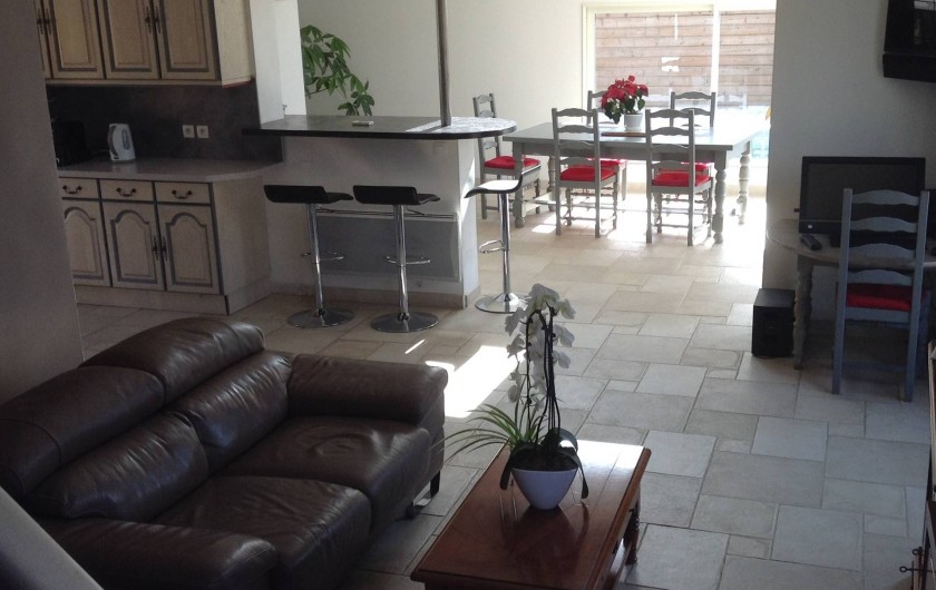Location de vacances - Villa à Bormes-les-Mimosas - salon, salle à manger