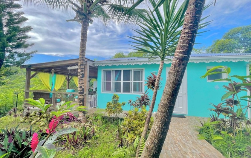 Location de vacances - Chambre d'hôtes à Le Gosier - Chambre XXL 128€ la nuit pour 2 personnes + 35€  la nuit par personne en +