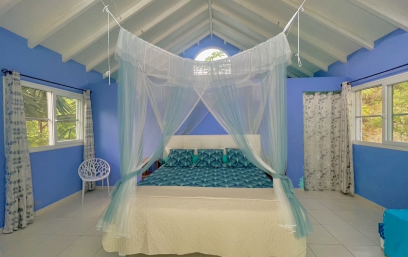 Location de vacances - Chambre d'hôtes à Le Gosier - Chambre XL 99€ la nuit pour 2 personnes + 35€  la nuit pour une 3em personne