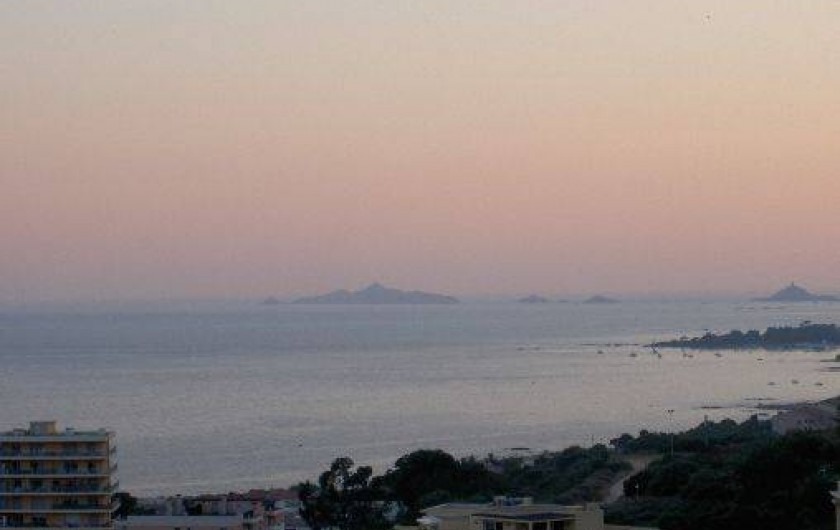 Location de vacances - Appartement à Ajaccio - vue terrasse