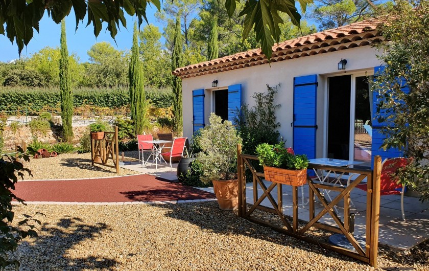 Location de vacances - Chambre d'hôtes à Lorgues - Les terrasses privatives