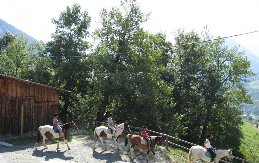 Location de vacances - Appartement à Saint-Jean-d'Arves - Equitation