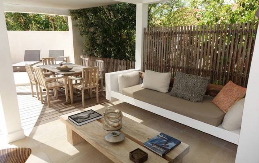 Location de vacances - Chambre d'hôtes à Gustavia - Terrasse