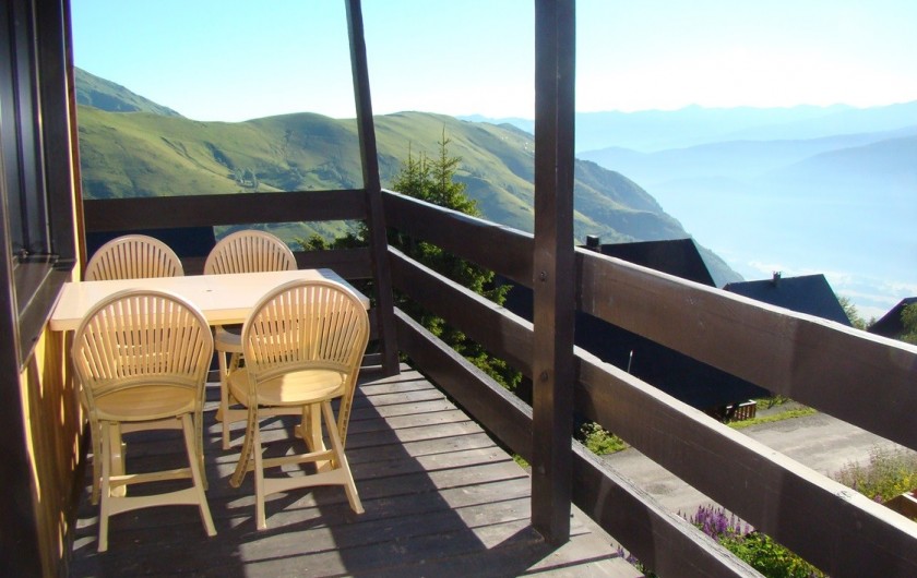 Location de vacances - Chalet à Saint-Lary-Soulan - Terrasse