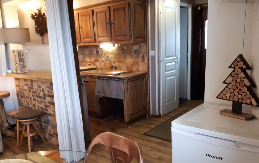Location de vacances - Chalet à Saint-Lary-Soulan - Studio cuisine