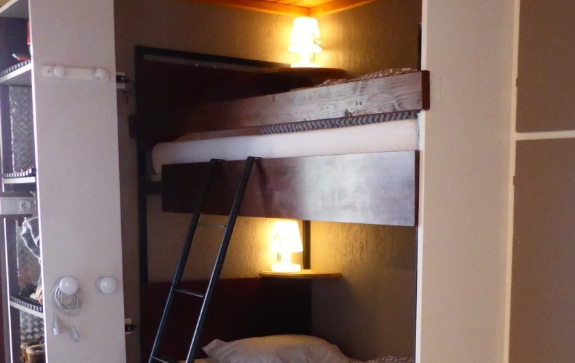 Location de vacances - Chalet à Saint-Lary-Soulan - Studio lits superposés