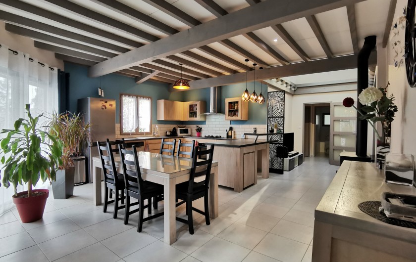 Location de vacances - Villa à Montagnac - Vue depuis l'entrée dans la villa