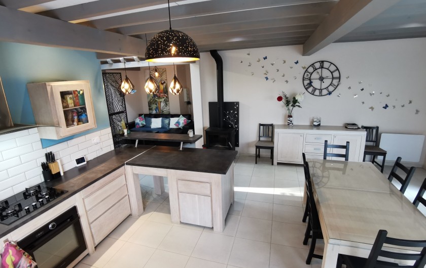 Location de vacances - Villa à Montagnac - Vue depuis la cuisine / salle à manger