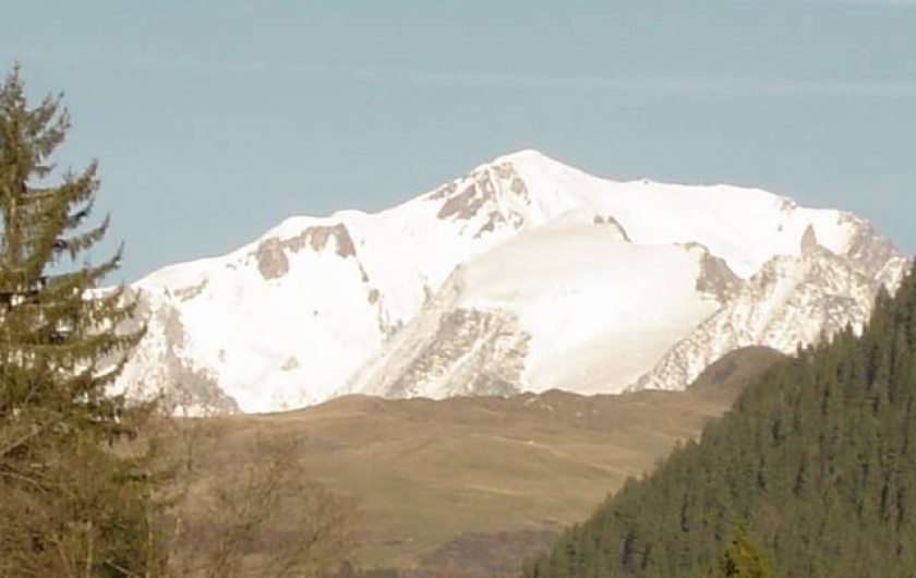 Location de vacances - Appartement à Hauteluce - Vu du mont blanc