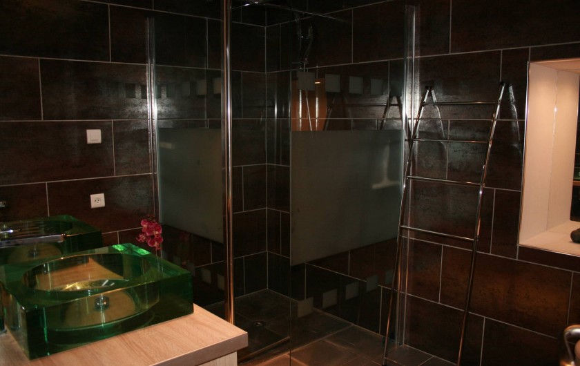 Location de vacances - Mas à Lagorce - sdb rez de chaussée