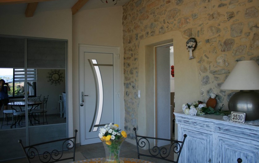 Location de vacances - Mas à Lagorce - entrée