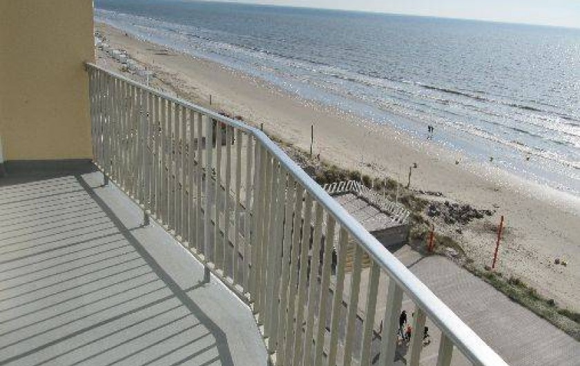 Location de vacances - Appartement à Neufchâtel-Hardelot - Balcon vue mer