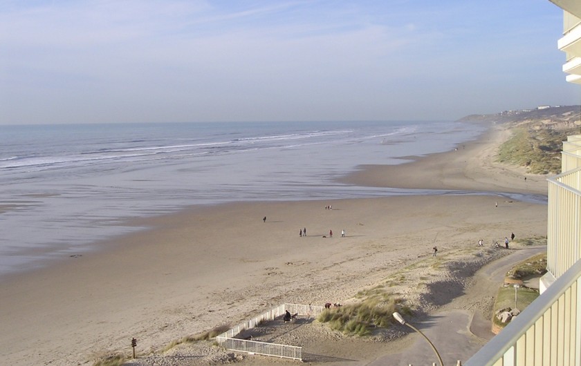 Location de vacances - Appartement à Neufchâtel-Hardelot - Balcon vue mer