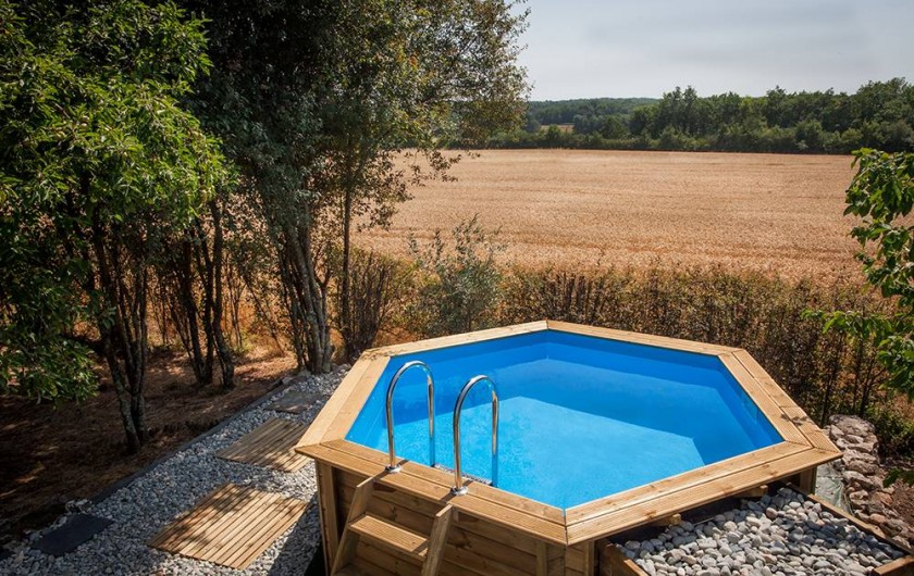 Location de vacances - Villa à Monestier - Notre piscine, sans aucun vis à vis