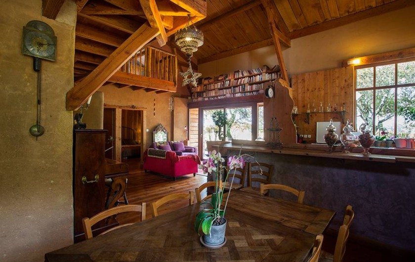 Location de vacances - Villa à Monestier - Notre salle à manger ouverte