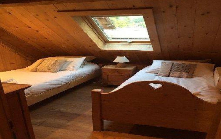 Location de vacances - Appartement à Morzine - 3ème chambre  Abricotine 2 lits 1 personne