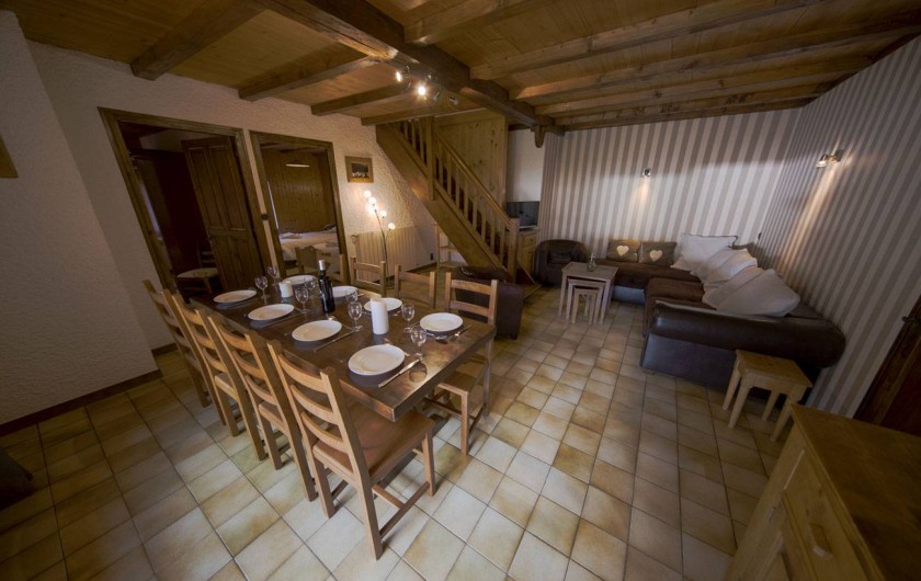 Location de vacances - Appartement à Morzine - Coin salon ABRICOTINE