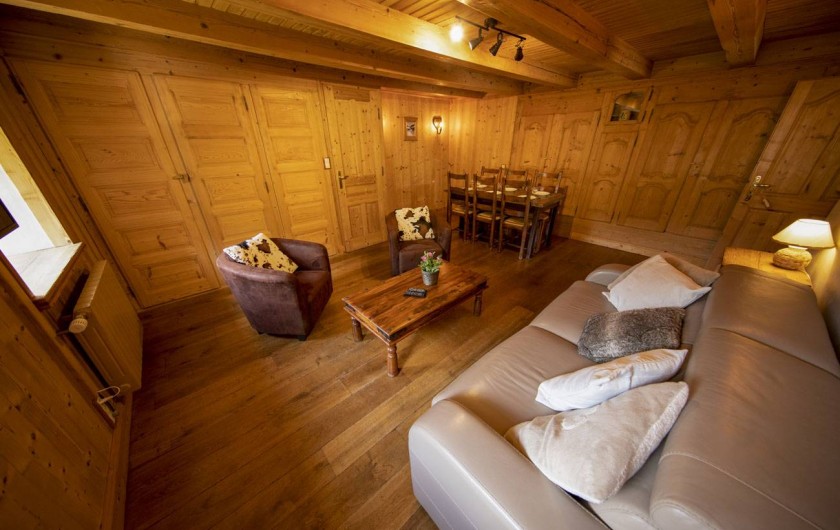 Location de vacances - Appartement à Morzine - coin salon GENTIANE