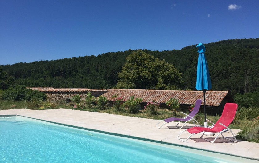 Location de vacances - Maison - Villa à Vinezac - Piscine