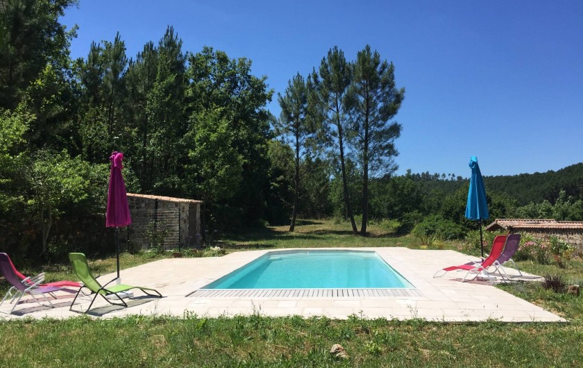 Location de vacances - Maison - Villa à Vinezac - Piscine