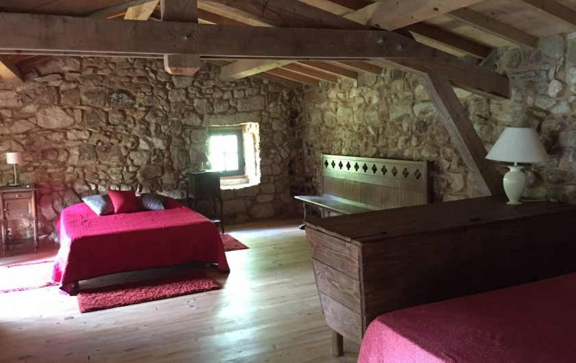 Location de vacances - Maison - Villa à Vinezac - Chambre du Laurier