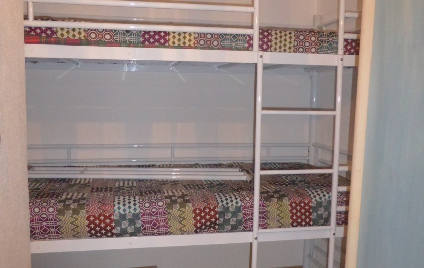 Location de vacances - Appartement à Sète - lits superposés