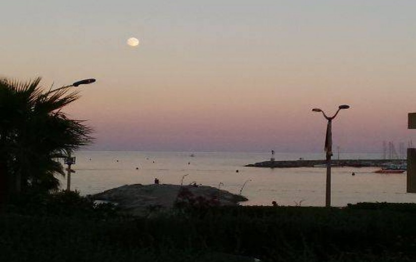 Location de vacances - Studio à Cavalaire-sur-Mer - Coucher de soleil
