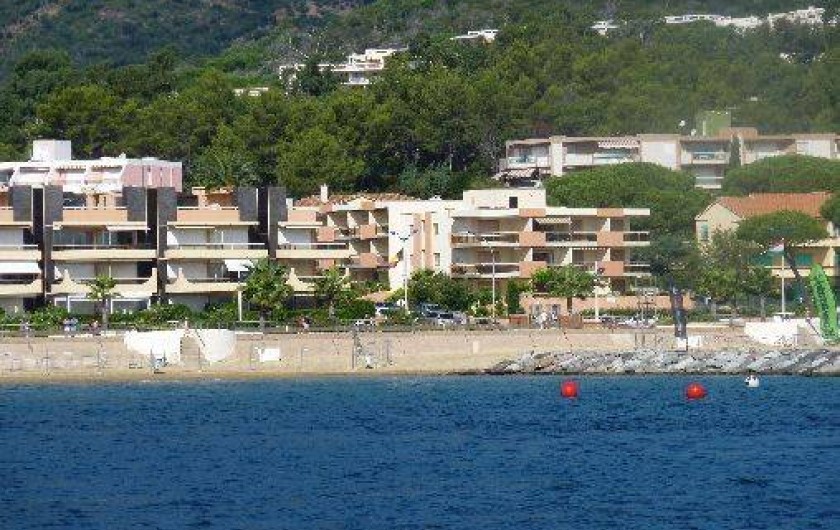 Location de vacances - Studio à Cavalaire-sur-Mer - Mer