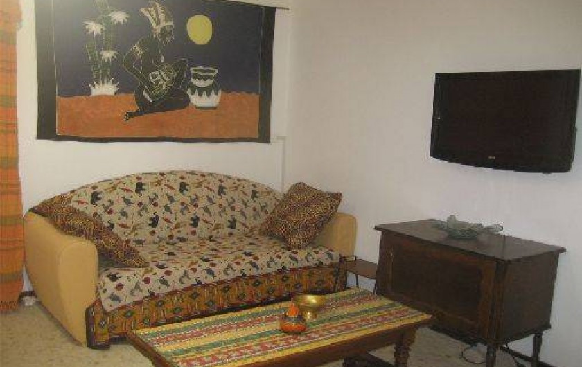 Location de vacances - Appartement à Saint-Aygulf - Coin salon