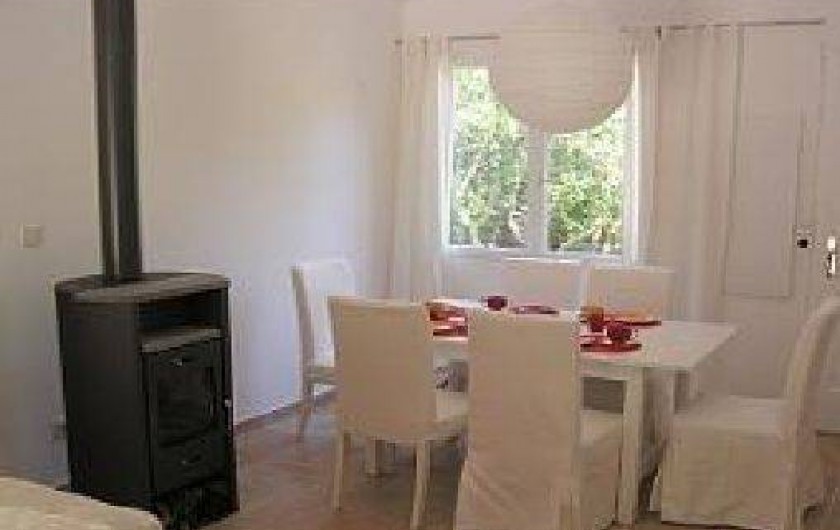 Location de vacances - Villa à Porto-Vecchio - table àmanger