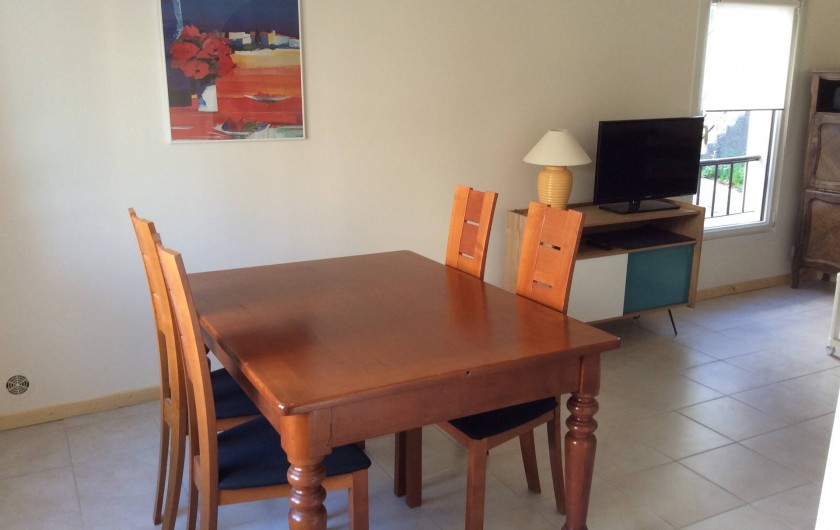 Location de vacances - Chalet à Saint-Martin-de-Brômes - salle à manger