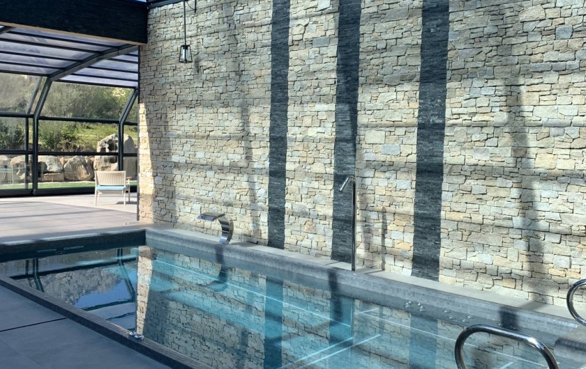 Location de vacances - Villa à Calvi - SPA Villas Mandarine - Bassin à remous