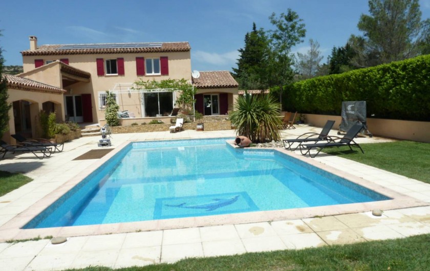 Location de vacances - Villa à Pélissanne - La piscine 12MX6