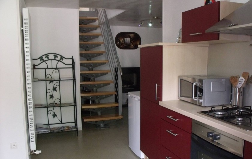 Location de vacances - Gîte à Ferdrupt - Salon cuisine gîte de 2 à 6 pers