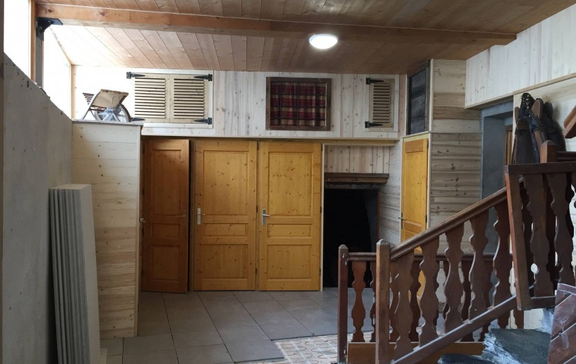 Location de vacances - Appartement à Sainte-Foy-Tarentaise - Cour intérieure du chalet PELLENARD
