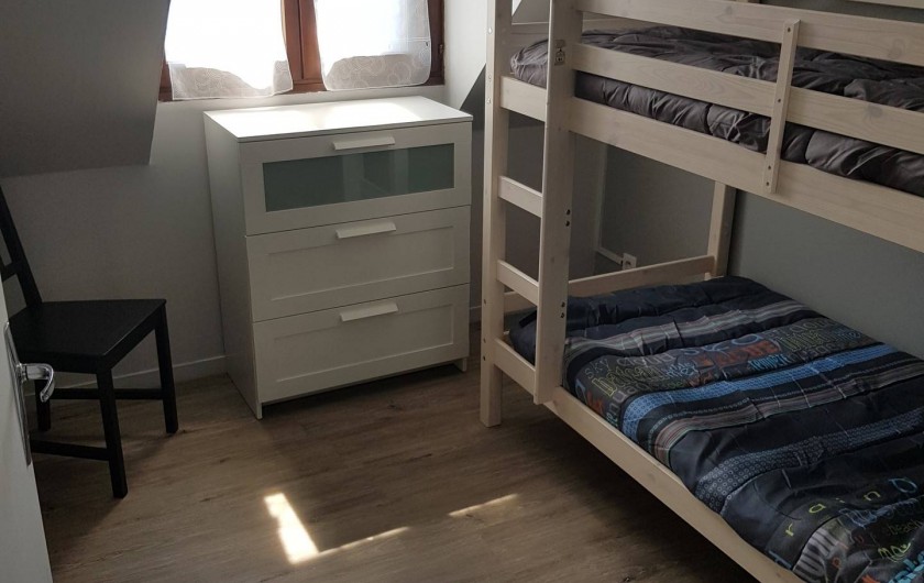 Location de vacances - Appartement à Blonville-sur-Mer - Chambre enfants avec lits mezzanine