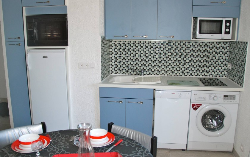Location de vacances - Appartement à Saint-Aygulf - CUISINE OUVERTE NEUVE