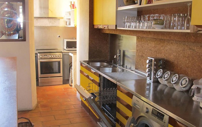 Location de vacances - Villa à Hyères - CUISINE À L'AMÉRICAINE