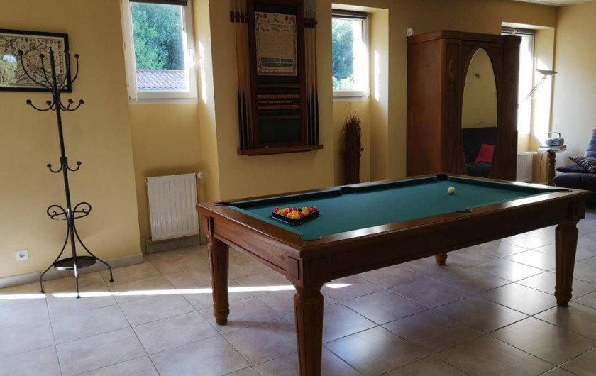 Location de vacances - Gîte à Badefols-sur-Dordogne - Billard de LA LONGERE